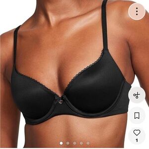 Victorias Secret Body By Victoria Unlined Demi Bra in Black